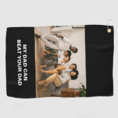 Serviette De Golf Mon père peut battre ton père Photo (Horizontal)