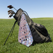 Serviette De Golf Monde Disco Ball Mirco super (Vert)