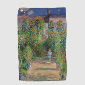 Serviette De Golf Monet Garden Vetheuil Impressionim Peinture (Devant)