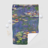 Serviette De Golf Monet Water Lilies Chef-d'oeuvre Peinture (En situation)