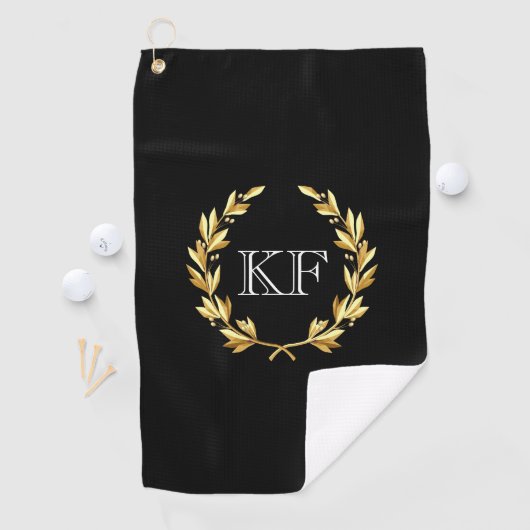 Serviette de golf Monogram (En situation)