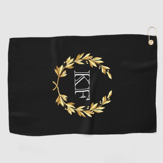 Serviette de golf Monogram (Horizontal)