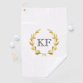 Serviette de golf Monogram (En situation)