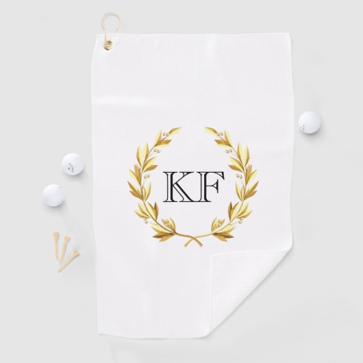 Serviette de golf Monogram (En situation)