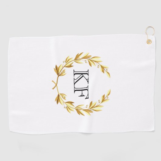 Serviette de golf Monogram (Horizontal)
