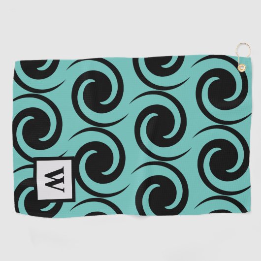 Serviette de golf Monogram (Horizontal)
