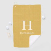Serviette de golf Monogram (En situation)