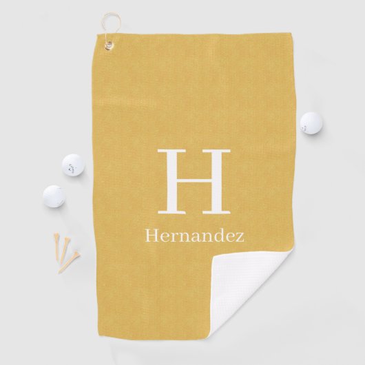 Serviette de golf Monogram (En situation)