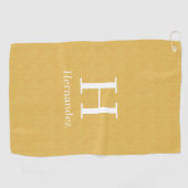 Serviette de golf Monogram (Horizontal)
