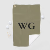 Serviette De Golf Monogram Golf Towel - HAMbyWG (En situation)