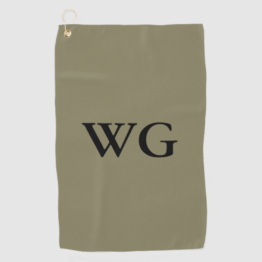 Serviette De Golf Monogram Golf Towel - HAMbyWG (Devant)