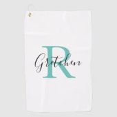 Serviette de golf monogrammé (Devant)