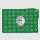 Serviette de golf monogrammé (Horizontal)