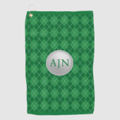 Serviette de golf monogrammé (Devant)
