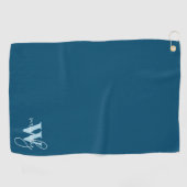 Serviette de golf monogrammé (Horizontal)
