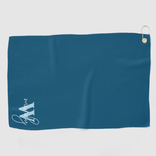 Serviette de golf monogrammé (Horizontal)