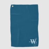 Serviette de golf monogrammé (Devant)