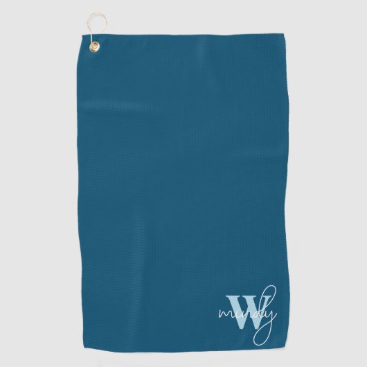 Serviette de golf monogrammé (Devant)