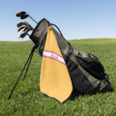 Serviette De Golf Monogramme Golf Towel HAMbWG (Vert)