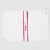 Serviette De Golf Monogramme Golf Towel HAMbWG (Horizontal)