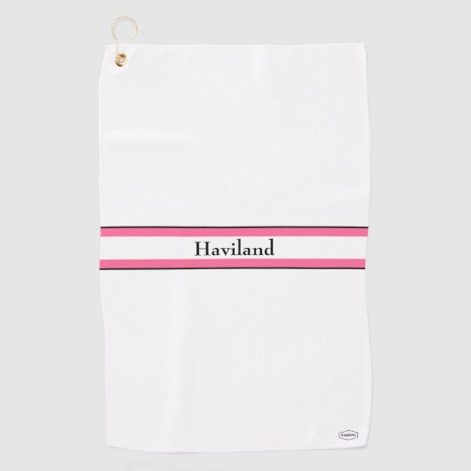 Serviette De Golf Monogramme Golf Towel HAMbWG (Devant)