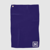 Serviette De Golf Monogramme personnalisé (Devant)