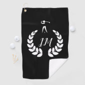 Serviette De Golf Monogramme personnalisé de clipart (images (En situation)