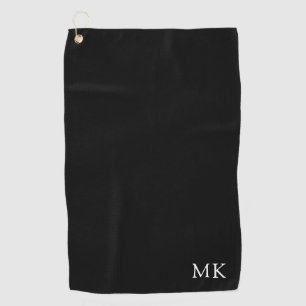 Serviette De Golf Monogramme personnalisé Moderne initial