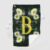Serviette De Golf Monogramme personnalisé Votre initiale Nom Art de (En situation)
