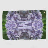 Serviette De Golf Monogramme personnalisé Votre initiale Nom Fleur d (Horizontal)