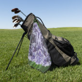 Serviette De Golf Monogramme personnalisé Votre initiale Nom Fleur d (Vert)