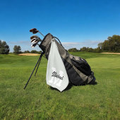 Serviette De Golf Monogramme Script Calligraphie Sage Green