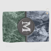 Serviette De Golf Monographie en marbre deux couleurs - Choisissez v (Horizontal)
