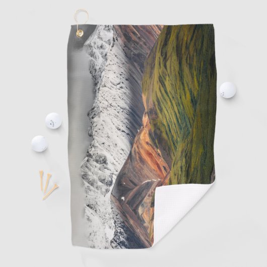 Serviette De Golf Montagne polychrome, Denali NP, Alaska (En situation)