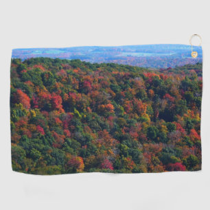Serviette De Golf Montagnes des Appalaches à l'automne