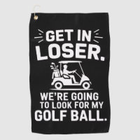 Monte dans le chariot de golf Perdant Cherche ma b