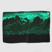 Serviette De Golf Monts Emerald (Horizontal)