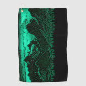 Serviette De Golf Monts Emerald (Devant)