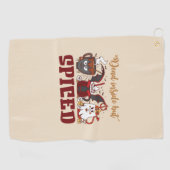 Serviette De Golf Mort À L'Intérieur Mais Épicé (Horizontal)