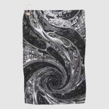 Mosaïque liquide chrome argent