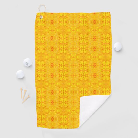 Serviette De Golf Mosaïque Soleil Levant (En situation)