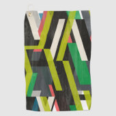 Serviette De Golf Motif à flux de suspension diagonal (Devant)
