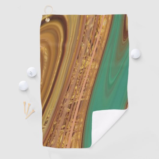 Serviette De Golf motif abstrait. (En situation)
