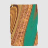 Serviette De Golf motif abstrait. (Devant)