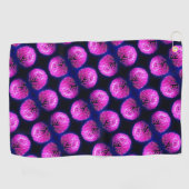 Serviette De Golf Motif Abstrait Fleur sauvage Red Clover (Horizontal)