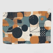 Serviette De Golf Motif Abstrait minimal sans fil - géométrique (15) (Horizontal)