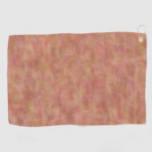 Serviette De Golf Motif abstrait sans couture vert rose (Horizontal)