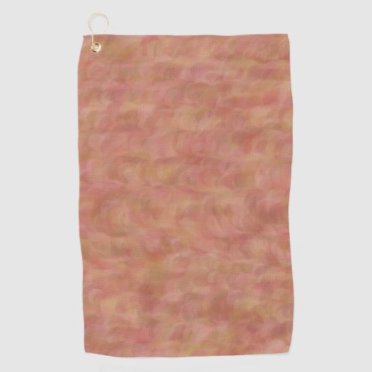 Serviette De Golf Motif abstrait sans couture vert rose (Devant)
