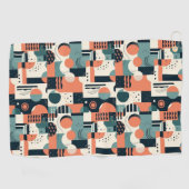 Serviette De Golf Motif Abstrait sans fil minimal - géométrique (1) (Horizontal)