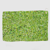 SERVIETTE DE GOLF MOTIF ABSTRAIT VERT (Horizontal)